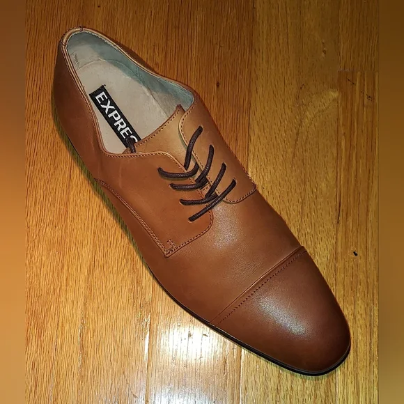 Express | Shoes | Express 883501 Mens Tan Leather Burnished 